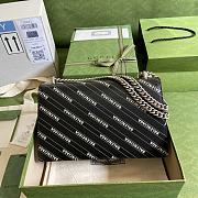 Colestore Gucci x Balenciaga GG Dionysus Shoulder Bag Black 400249 Size 28cm - 5