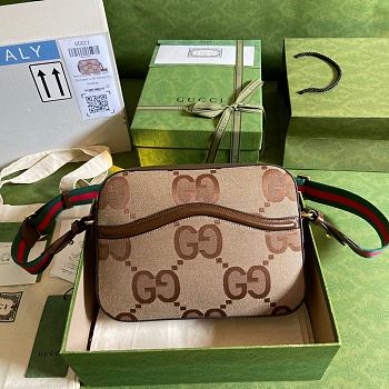Gucci Messenger Bag With Jumbo GG 675891 25.5m