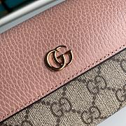 Gucci Marmont Chain Wallet In Pink 546585 Size 19cm - 2