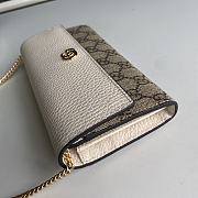 Gucci Marmont Chain Wallet White 546585 Size 19cm - 2