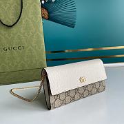 Gucci Marmont Chain Wallet White 546585 Size 19cm - 3