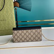 Gucci Marmont Chain Wallet Black 546585 Size 19cm - 4
