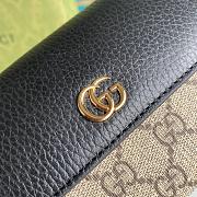 Gucci Marmont Chain Wallet Black 546585 Size 19cm - 6