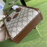 Gucci Mini Tote Bag Interlocking Brown 671623 16cm - 6