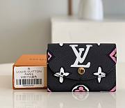 Louis Vuitton Rosalie Coin Purse Black M80755 Size 11cm - 1