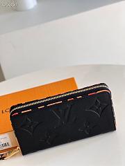 Louis Vuitton Zippy Wallet Noir M80685 Size 19.5cm  - 5