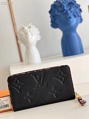 Louis Vuitton Zippy Wallet Noir M80685 Size 19.5cm  - 4