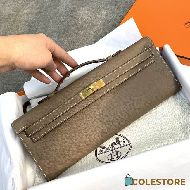 Hermes Kelly Clutch Cut Epsom Leather Size 31cm - 1