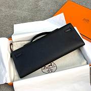 Hermes Kelly Clutch Cut Epsom Leather Black Size 31cm - 4