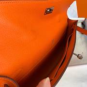 Hermes Kelly Clutch Cut Epsom Leather Orange Size 31cm - 5