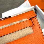 Hermes Kelly Clutch Cut Epsom Leather Orange Size 31cm - 2