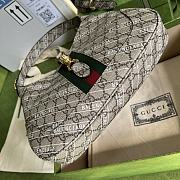 Gucci Jackie Small Shoulder Bag In GG Canvas ‎636706 Size 28cm - 2
