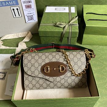 Gucci Horsebit 1955 Small Bag In GG Supreme 26cm