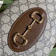 Gucci Horsebit 1955 Small Bag In GG Supreme 26cm - 3