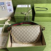 Gucci Horsebit 1955 Small Bag In GG Supreme 26cm - 5