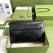 Gucci Horsebit 1955 Small Bag In Black 677286 Size 26x16x4cm - 2