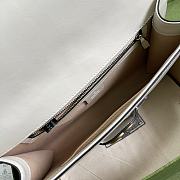 Gucci Horsebit 1955 Small Bag In White 677286 Size 26x16x4cm - 3