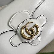 Gucci Horsebit 1955 Small Bag In White 677286 Size 26x16x4cm - 5