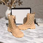 Gucci Boots Canvas Leather - 1
