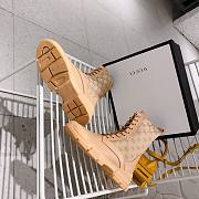 Gucci Boots Canvas Leather - 3