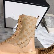 Gucci Boots Canvas Leather - 5