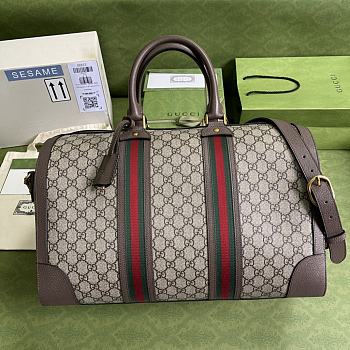 Gucci GG Small Duffel Bag With Web 645021 Size 45cm