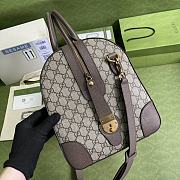 Gucci GG Small Duffel Bag With Web 645021 Size 45cm - 2