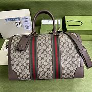 Gucci GG Small Duffel Bag With Web 645021 Size 45cm - 6