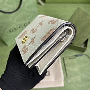 Gucci GG Marmont Berry Card Wallet White 456126 Size 11cm - 3