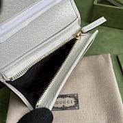 Gucci GG Marmont Berry Card Wallet White 456126 Size 11cm - 6