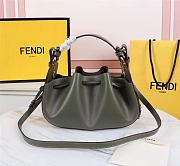 Fendi FF Pomodorino Mini Coated Canvas Shoulder Bag Size 24cm  - 1