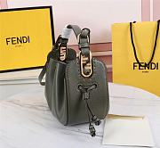 Fendi FF Pomodorino Mini Coated Canvas Shoulder Bag Size 24cm  - 4