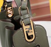 Fendi FF Pomodorino Mini Coated Canvas Shoulder Bag Size 24cm  - 3