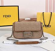 Fendi Baguette Fabric Shoulder Bag Size: 27cm - 1