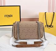 Fendi Baguette Fabric Shoulder Bag Size: 27cm - 5