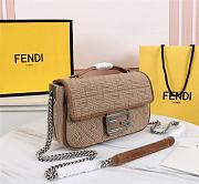 Fendi Baguette Fabric Shoulder Bag Size: 27cm - 4