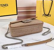 Fendi Baguette Fabric Shoulder Bag Size: 27cm - 3