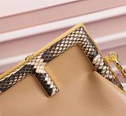Fendi First Python Trim Shoulder Bag Size 26cm - 3