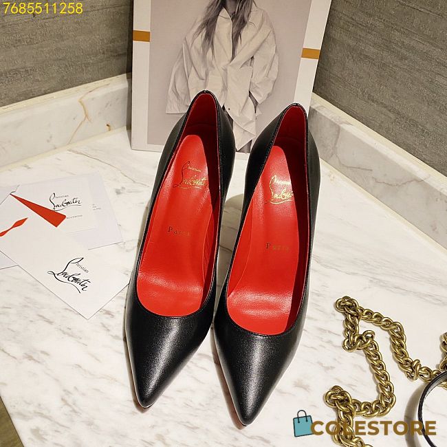 Christian Louboutin Black Leather  - 1
