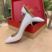 Christian Louboutin White Leather - 3