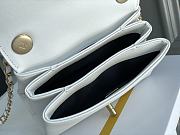 Chanel Square Shoulder Bag White 18cm - 5