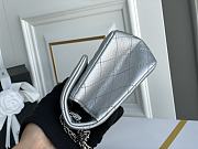 Chanel Reissue Calfskin Leather Silver AS2892 Size 20cm - 6