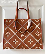 Louis Vuitton Onthego MM Hand Bag Orange M45595 34cm - 2