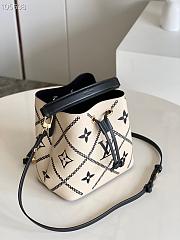 Louis Vuitton Noe Monogram Empreinte Bucket Bag 20cm - 3