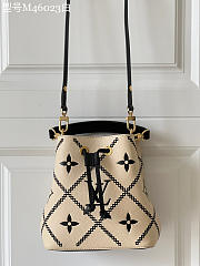 Louis Vuitton Noe Monogram Empreinte Bucket Bag 20cm - 6