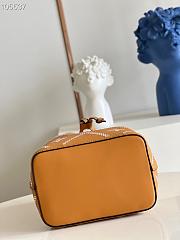 Louis Vuitton NeoNoe Monogram Empreinte Bucket Bag Brown 20cm - 4