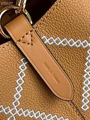 Louis Vuitton NeoNoe Monogram Empreinte Bucket Bag Brown 20cm - 6