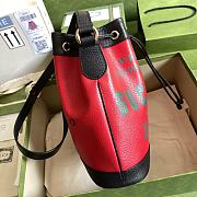 Gucci Print Bucket Bag Size 25*27*12.5cm - 4