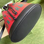 Gucci Print Bucket Bag Size 25*27*12.5cm - 2
