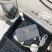 Chanel Classic Flap Bag Lambskin Leather A0116 Size 20cm - 4